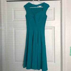 1950s Inspired Vintage Swing Dress